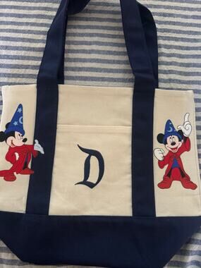 Disney Sorcerer Mickey Custom Made Mini Tote Bag